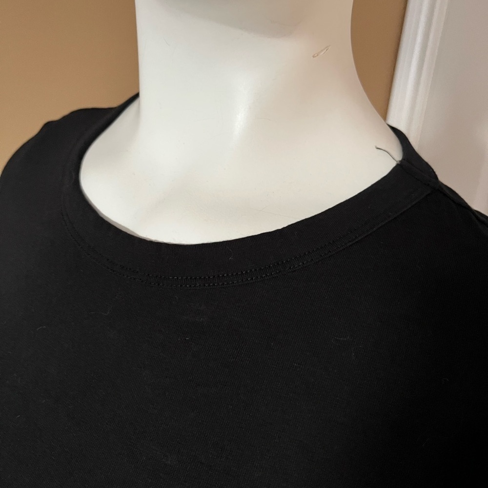 Black Long Sleeve Women's Top - Picture 3 of 5